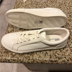 ASOS Cream Leather Sneakers